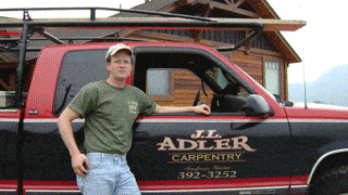 J. L. Adler Carpentry - Sunrooms and Porches and Company Truck