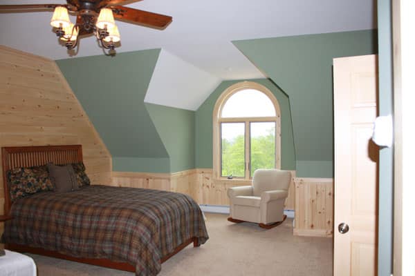 J. L. Adler Carpentry - Log House Bedroom