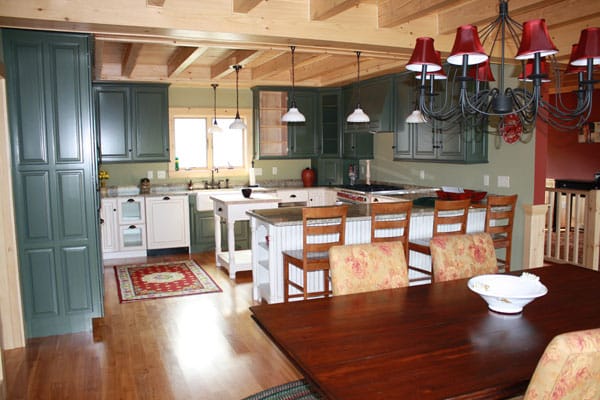J. L. Adler Carpentry - Log House Kitchen
