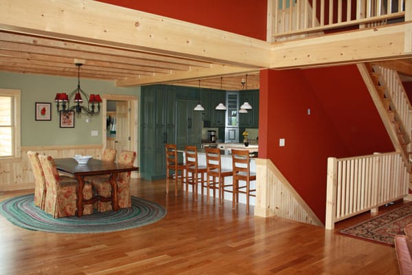 J. L. Adler Carpentry - Log House Living room